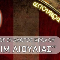 Το πρόγραμμα των εκδηλώσεων της Αποκριάς 2013 του Πολιτιστικού Συλλόγου Κρόκου Κοζάνης «Ιωακείμ Λιούλιας»