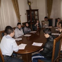 Επίσκεψη μαθητών του 4ου Γυμνασίου στο Δήμαρχο Κοζάνης στο πλαίσιο συμμετοχής στο πρόγραμμα «Ecomobility 2013-2014»