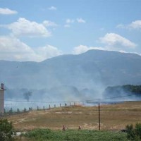 Κρόκος: Κινδύνεψαν σπίτια και κτήματα από τη φωτιά – Περικύκλωσε τις πισίνες!