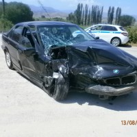 Τροχαίο ατύχημα με υλικές ζημιές δύο αυτοκινήτων στην έξοδο του Δροσερού Εορδαίας