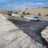 Ασφαλτοστρώθηκαν και τα τελευταία μέτρα στον «κόμβο» Καισαρειάς-Ρυμνίου