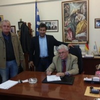 Υπογραφή σύμβασης έργου «Αντιμετώπιση κατολισθητικών φαινομένων οικισμού Πλατανιάς Δήμου Βοΐου» στη Νεάπολη