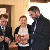 Συνάντηση του Δημάρχου Λ. Ιωαννίδη με τον Οζτζάν Ισικλάρ, Δήμαρχο της Σηλυβρίας
