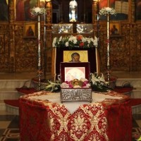 Λαμπρή υποδοχή της Τίμιας Κάρας του Οσίου Δαυίδ εν Ευβοία στη Σιάτιστα