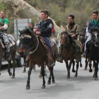 Βίντεο: Οι καβαλάρηδες της Ελάτης στο μοναστήρι του Αγίου Νικάνορα στη Ζάβορδα