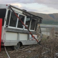 Για εμπρησμό μιλάει ο ιδιοκτήτης της καντίνας που κάηκε κοντά στη γέφυρα Ρυμνίου