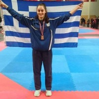 Τίμησε τα Εθνικά μας χρώματα και την πόλη της Κοζάνης η αθλήτρια Τζέλλου Κατερίνα της Μακεδονικής Δύναμης Κοζάνης