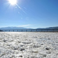 Δείτε εκπληκτικές φωτογραφίες από την παγωμένη λίμνη Πολυφύτου!
