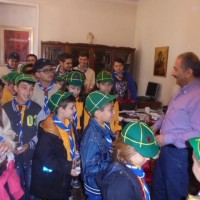 Ευχές για το Πάσχα με τους Προσκόπους αντάλλαξε ο Δήμαρχος Εορδαίας