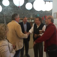 Συνάντηση του Δημάρχου Σερβίων-Βελβεντού με τον ομογενή Βελβεντινό Κώστα Αντωνιάδη