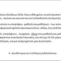 Το Γενικό Λύκειο Βελβεντού για τις φετινές Πανελλαδικές Εξετάσεις