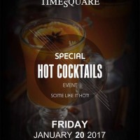 Ζεστά Cocktails το βράδυ της Παρασκευής στο TimeSquare για να κρατήσουν πολύ ψηλά την θερμοκρασία!