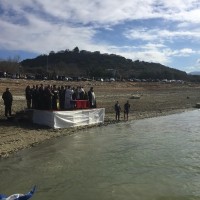 Δείτε φωτογραφίες από τον εορτασμό των Θεοφανείων στη λίμνη Πολυφύτου