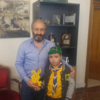 Ευχές για το Πάσχα με τους προσκόπους αντάλλαξε ο Δήμαρχος Εορδαίας