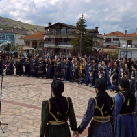 Με επιτυχία αναβίωσε «Ο Χορός της Ρόκας» στη Γαλατινή του Δήμου Βοΐου