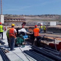 Περιοδεία του Συνδικάτου Οικοδόμων Ν. Κοζάνης για την απεργία της Πρωτομαγιάς στο εργοτάξιο της 5ης Μονάδας ΑΗΣ Πτολεμαΐδας