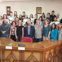 Επίσκεψη Γερμανών μαθητών στο Δημαρχείο της Πτολεμαΐδας