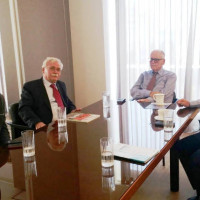 Συνάντηση Δημάρχου Βοΐου με τον Πρόεδρο του Ιδρύματος Παπαγεωργίου