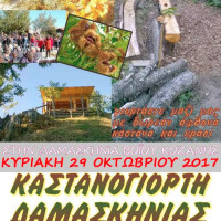 Στις 29 Οκτωβρίου η φετινή Καστανογιορτή στη Δαμασκηνιά Βοΐου