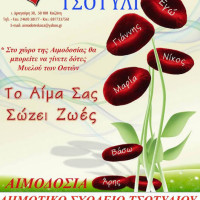 Αιμοδοσία στο Τσοτύλι την Παρασκευή 8 Δεκεμβρίου από τη «Γέφυρα Ζωής»