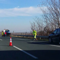 Τροχαίο ατύχημα το μεσημέρι της Πρωτοχρονιάς στην Εγνατία Οδό έξω από τη Βέροια – Δείτε το βίντεο