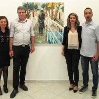 Εγκαινιάστηκε η εικαστική έκθεση χαρακτικής και ζωγραφικής «Κώδικες» της Αλεξάνδρας Τσιτσιντά