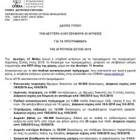 Ξεκινούν οι αιτήσεις για τα προγράμματα της Αγροτικής Εστίας 2018
