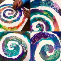 Εικαστικό Εργαστήρι Δήμου Κοζάνης : «Μία σπείρα το σκάει από τη ζωγραφική και μεταμφιέζεται σε κοζανίτικο κιχάκι»!