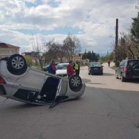 Τροχαίο ατύχημα στην Πτολεμαΐδα: Αναποδογύρισε αυτοκίνητο – Ένας ελαφρά τραυματίας
