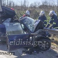 Τραγωδία: Τέσσερις νεκροί σε τροχαίο δυστύχημα στην Ε.Ο. Ευζώνων- Θεσσαλονίκης