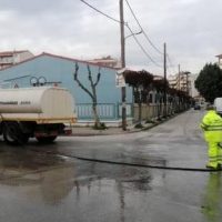 Πλύσιμο οδών και πλατειών στο Δήμο Εορδαίας