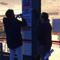 Κινητοποίηση και σε super market της Πτολεμαΐδας στο πλαίσιο της δράσης για τους εργαζόμενους