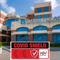 Στο Embryolab σας υποδεχόμαστε με την Ασπίδα Covid/TÜV AUSTRIA CoVid Shield σε ένα ασφαλές και γόνιμο περιβάλλον!