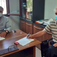 Υπογραφή σύμβασης για το έργο: «Εργασίες ασφαλτόστρωσης αύλειου χώρου στο 4ο Γυμνάσιο Πτολεμαΐδας