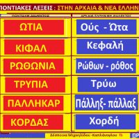 Οι ποντιακές λέξεις ωτία, κιφάλ, ρωθώνια, τρυπία, παλλικάρ, κόρδας, με αρχαιοελληνική προέλευση – Γράφει η Δέσποινα Μιχαηλίδου Καπλάνογλου