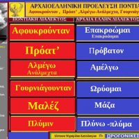 Λέξεις και φράσεις τη ποντιακής διαλέκτου με αρχαιοελληνικές ρίζες – Της Δέσποινας Μιχαηλίδου Καπλάνογλου