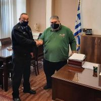 Τον Δήμαρχο Εορδαίας επισκέφθηκε ο Διοικητής της Πυροσβεστικής Διοίκησης Δυτικής Μακεδονίας Αρχιπύραρχος Σ. Κορέλας