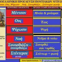 Λέξεις και φράσεις από ποντιακούς στίχους με αρχαιοελληνικές ρίζες – Της Δέσποινας Μιχαηλίδου Καπλάνογλου