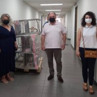 Δωρεά 5 τροχήλατων καροτσιών νοσηλείας από τον Φαρμακευτικό Σύλλογο Κοζάνης στο Μποδοσάκειο Νοσοκομείο Πτολεμαΐδας