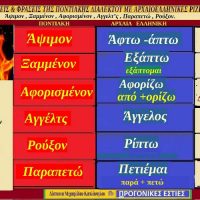 Ποντιακές λέξεις από Ποντιακούς στίχους τραγουδιών με αρχαιοελληνική προέλευση – Της Δέσποινας Μιχαηλίδου Καπλάνογλου