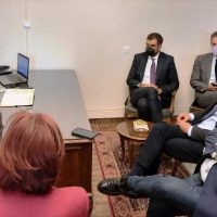 Συνάντηση του Δημάρχου Εορδαίας με τον Γραμματέα της Πολιτικής Επιτροπής Ν.Δ. Παύλο Μαρινάκη