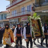 Βίντεο: Η λιτάνευση της Ιεράς Εικόνας Αγίου Γεωργίου στη Νεάπολη Βοΐου