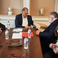 Συνάντηση του Δημάρχου Εορδαίας Παναγιώτη Πλακεντά με τον Υπουργό Προστασίας του Πολίτη Τάκη Θεοδωρικάκο