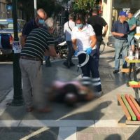 Βίντεο: Νέο τροχαίο ατύχημα με ποδηλάτη στην Πτολεμαΐδα – Συγκρούστηκε με προπορευόμενο αυτοκίνητο