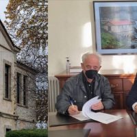 Εργασίες αποκατάστασης της στέγης του 1ου Δημοτικού Σχολείου Σιάτιστας