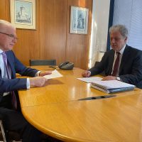 Συνάντηση του Βουλευτή Ν. Κοζάνης κ. Γιώργου Αμανατίδη με τον Πρόεδρο του ΕΛΓΑ κ. Ανδρέα Λυκουρέντζο – «Πλησιάζει η ώρα καταβολής αποζημιώσεων στους αγρότες από τον  ΕΛΓΑ»