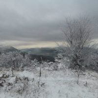 Κατάλευκες εικόνες από την Παλιά Εθνική οδό Κοζάνης – Θεσσαλονίκης – Καστανιά : Δείτε βίντεο