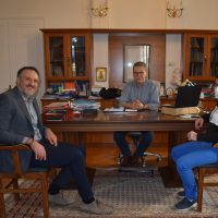 Συνάντηση του δημάρχου Κοζάνης Λάζαρου Μαλούτα με το νέο διοικητή του «Μαμάτσειου» Δημήτρη Σιόλιο