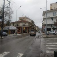 Ασθενής χιονόπτωση στην πόλη της Κοζάνης το πρωί της Πέμπτης 16 Μαρτίου – Χαμηλές για την εποχή θερμοκρασίες