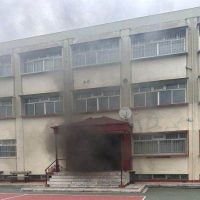 Φωτιά στο 3ο ΓΕΛ Κοζάνης – Άμεση επέμβαση της Π.Υ Κοζάνης – Φωτογραφία